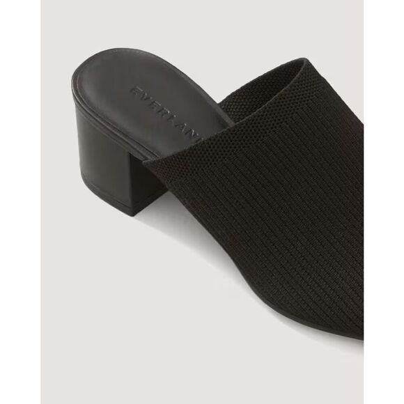 Everlane The Glove Mule in ReKnit in Black Size 7 NEW - Picture 7 of 16
